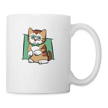 Sweet Smart Kitten - Coffee/Tea Mug - white - Right