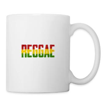 Reggae Just Relax Rastafari Roots Good Vibes - Coffee/Tea Mug - white - Right