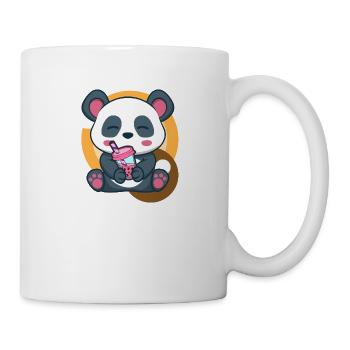 Panda And Bubble Tea - Coffee/Tea Mug - white - Right