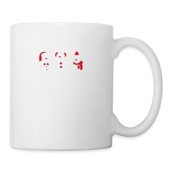 One merry lunch lady Shirt Funny Family Christmas - Coffee/Tea Mug - white - Right