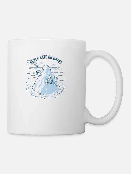 Date In The Ocean - Coffee/Tea Mug - white