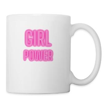 Girl Power humor - Coffee/Tea Mug - white - Right