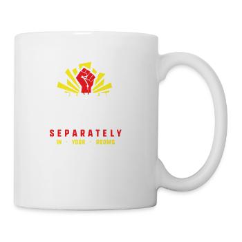 DESIGNIntroverts Unite Separately in Rooms Funny - Coffee/Tea Mug - white - Right