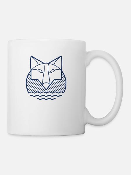 Dingo Indigo - Coffee/Tea Mug - white