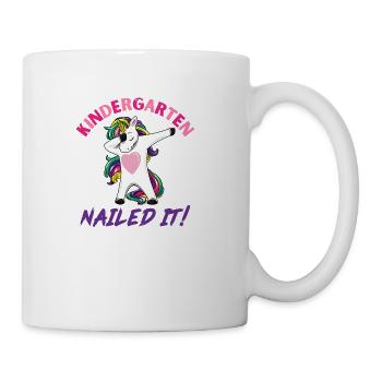 Kindergarten Nailed It - Coffee/Tea Mug - white - Right