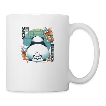 Here Comes Monday Cute Sarcastic Panda - Coffee/Tea Mug - white - Right