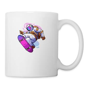 Astronaut Skater - Coffee/Tea Mug - white - Right