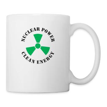 Nuclear Power Clean Energy - Coffee/Tea Mug - white - Right