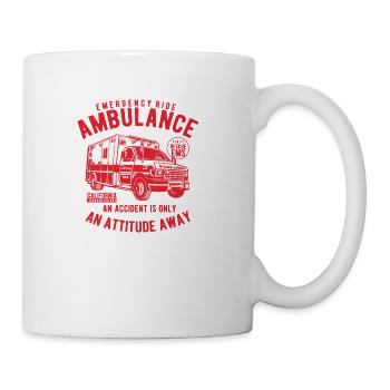 Ambulance Emergency Ride - Coffee/Tea Mug - white - Right
