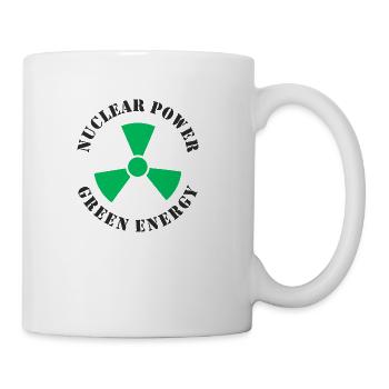 Nuclear Power Green Energy - Coffee/Tea Mug - white - Right