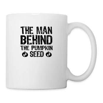The Man Behind The Pumpkin Seed - Coffee/Tea Mug - white - Right