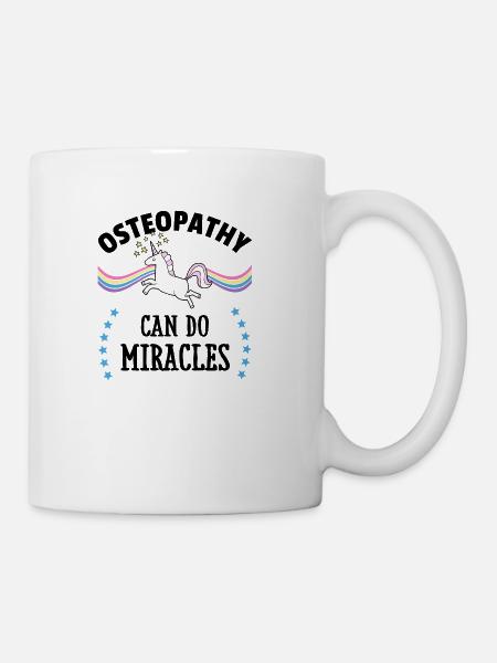 Osteopathy Can Do Miracles Osteopathic Medicine - Coffee/Tea Mug - white
