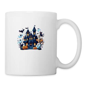 Hauntingly Hilarious Halloween Haunt - Coffee/Tea Mug - white - Right