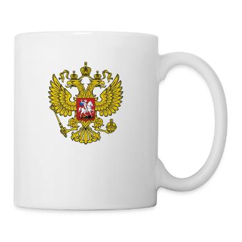 The coat of arms of Russia - Coffee/Tea Mug - white - Right