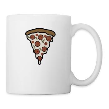 Pizza Slice, Slice of Pizza - Coffee/Tea Mug - white - Right