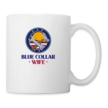 Blue Collar Wife - Coffee/Tea Mug - white - Right