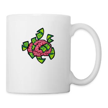 Dollar Brain - Coffee/Tea Mug - white - Right