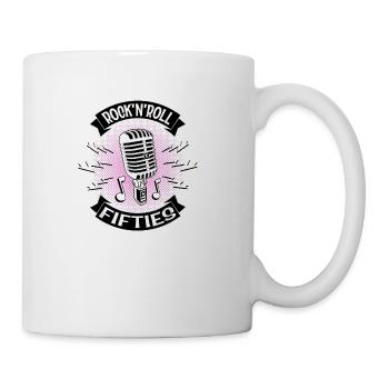 Sock Hop Clothing Vintage Rockabilly - Coffee/Tea Mug - white - Right