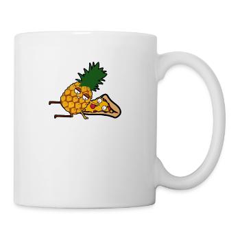 Pineapple Pizza Shirt Shhh No One Has To Know - Coffee/Tea Mug - white - Right