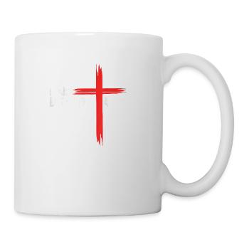 Jesus Cross Funny Christian - Coffee/Tea Mug - white - Right