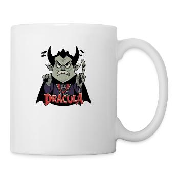 vampire chainsaw - Coffee/Tea Mug - white - Right