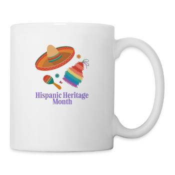 Latino Pride for Hispanic Heritage Month - Coffee/Tea Mug - white - Right