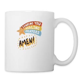 Sending Healing - Coffee/Tea Mug - white - Right