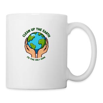 Clean Up the Earth - Coffee/Tea Mug - white - Right