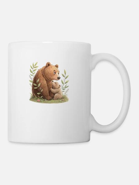 Bear Hugs & Berry Love - Coffee/Tea Mug - white