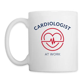 Cardiologist at work-Designs for cardiologists - Coffee/Tea Mug - white - Left