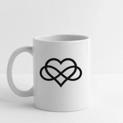 Infinity Heart (black) - Coffee/Tea Mug