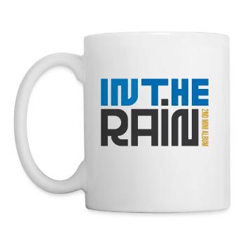 sous la pluie - Tasse - blanc - Gauche