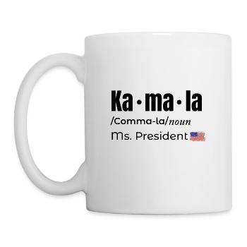 Kamala Meaning - Coffee/Tea Mug - white - Left