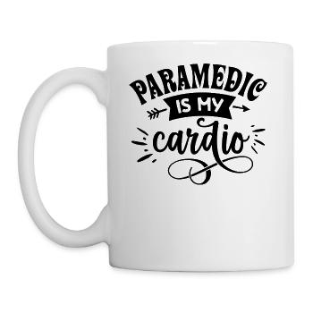 Paramedic Is My Cardio For Paramedics - Coffee/Tea Mug - white - Left
