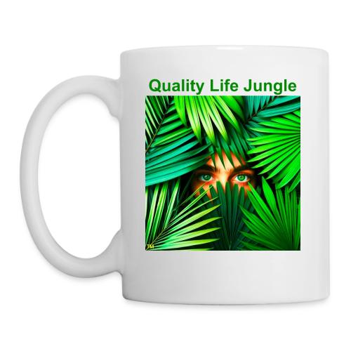 Quality Life Jungle White Mug - Coffee/Tea Mug