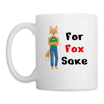 For Fox Sake - Coffee/Tea Mug - white - Left