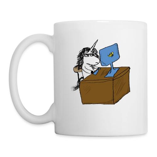 Kaede the Unicorn a the office - Coffee/Tea Mug
