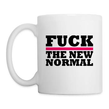 Fuck The New Normal - Coffee/Tea Mug - white - Left