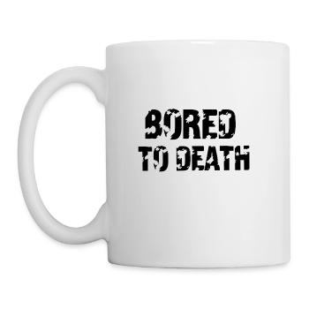 Bored to death - Coffee/Tea Mug - white - Left