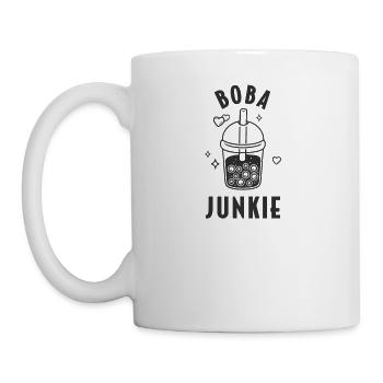 Bubble Tea Junkie, Bubble Tea Lover - Coffee/Tea Mug - white - Left