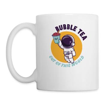 Bubble Tea Junkie, Bubble Tea Lover - Coffee/Tea Mug - white - Left