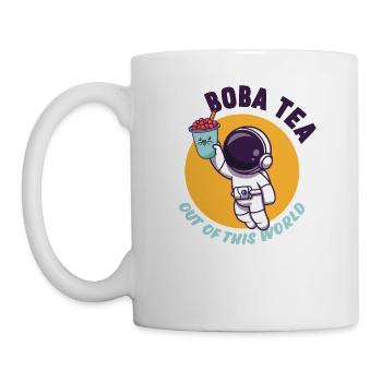 Bubble Tea Junkie, Bubble Tea Lover - Coffee/Tea Mug - white - Left