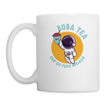 Bubble Tea Junkie, Bubble Tea Lover - Coffee/Tea Mug - white - Left