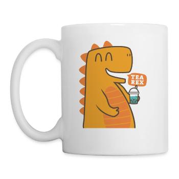 Bubble Tea Junkie, Bubble Tea Lover - Coffee/Tea Mug - white - Left