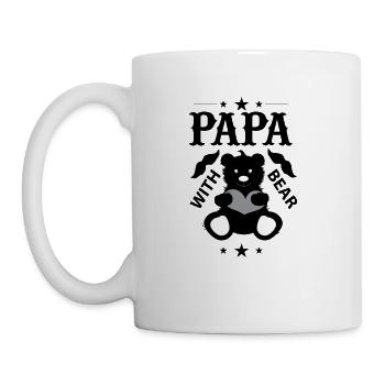 Papa Bear - Coffee/Tea Mug - white - Left