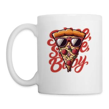 Slice, slice, baby. Pizza Classic T-Shirt - Coffee/Tea Mug - white - Left