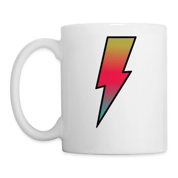Lightning Bolt - Ray - Coffee/Tea Mug - white - Left