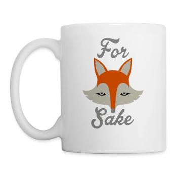 For Fox Sake - Coffee/Tea Mug - white - Left