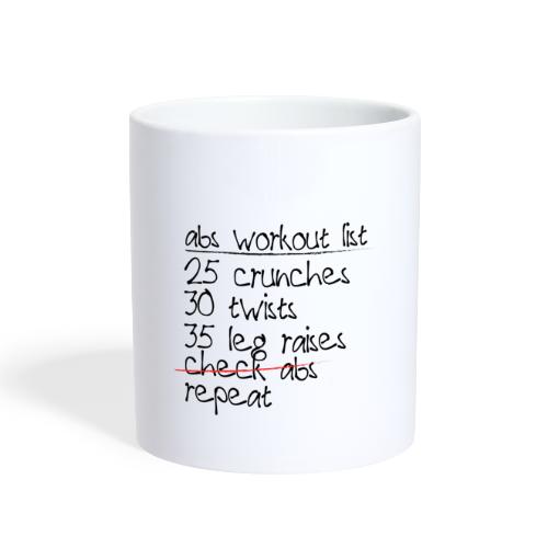 Abs Workout List - Coffee/Tea Mug