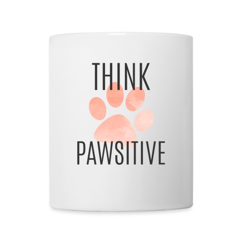 think pawsitive png - Coffee/Tea Mug